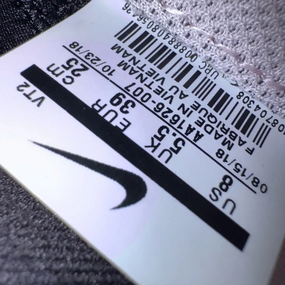 Nike Women's Black and Pink Legend React Running Shoes - Picture 3 of 6